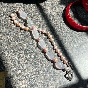 Fluorite and FWP bracelet